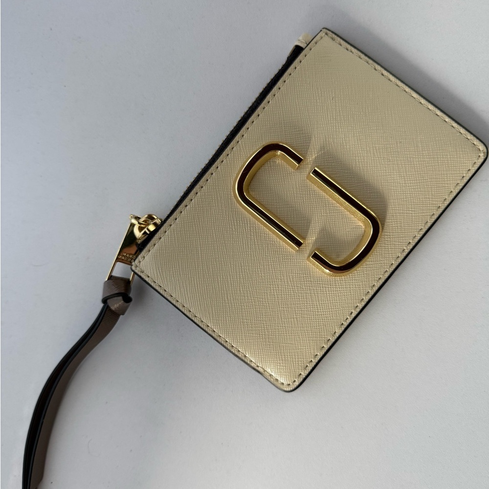 Marc Jacob’s Snap Shot Wristlet with Gold Accent